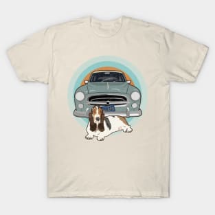 Columbo Car and Dog T-Shirt